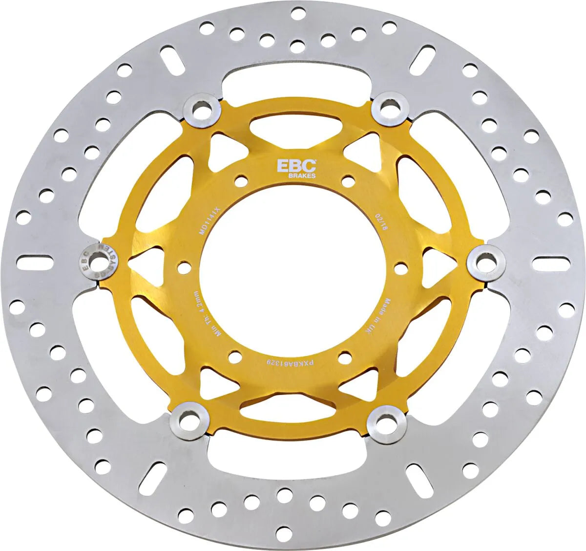 Ebc Md Series Pro-lite Kontur X Broms Rotor - Fram