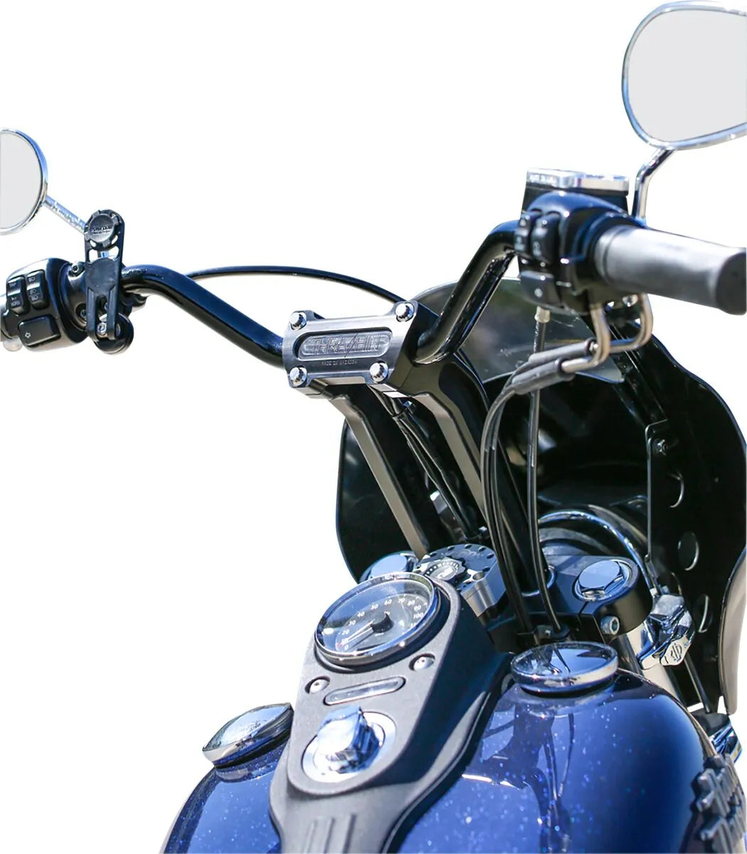 Thrashin Supply Co. Handlebar Risers 9.5" Black