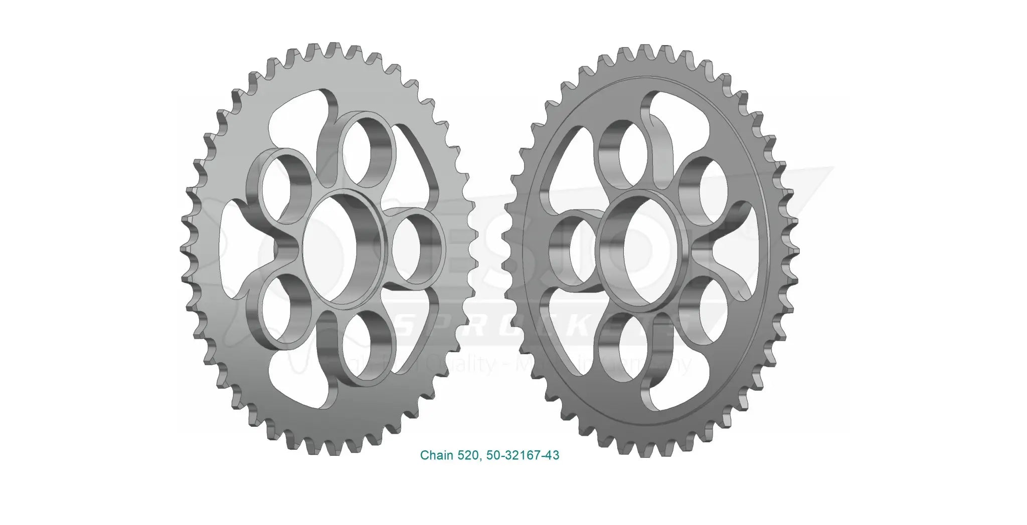 Esjot 520 Steel Rear Sprocket