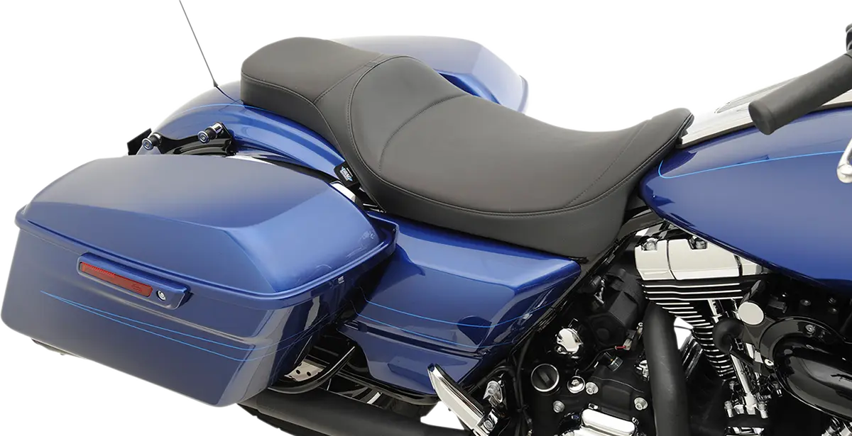 Drag Specialties Extended Reach 2-up Predator Seat - For Harley Davidson