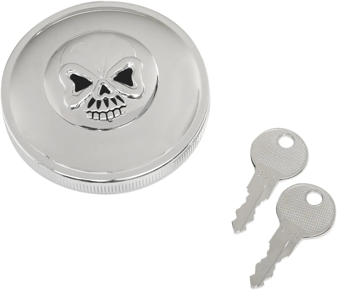 Drag Specialties Locking Skull Gas Cap