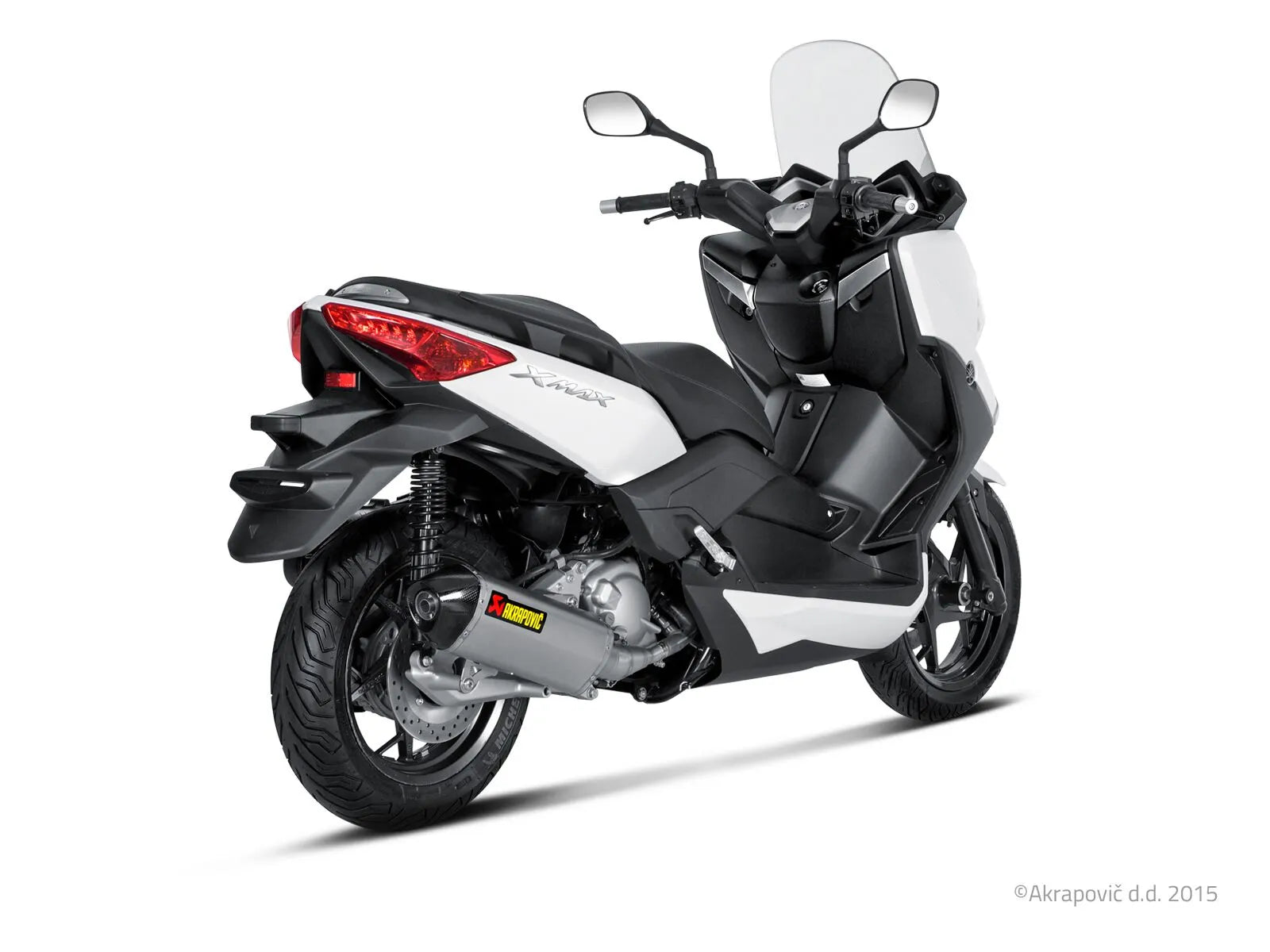 Akrapovic Slip-on Ljuddämpare för Scooters - ECE Väglaglig