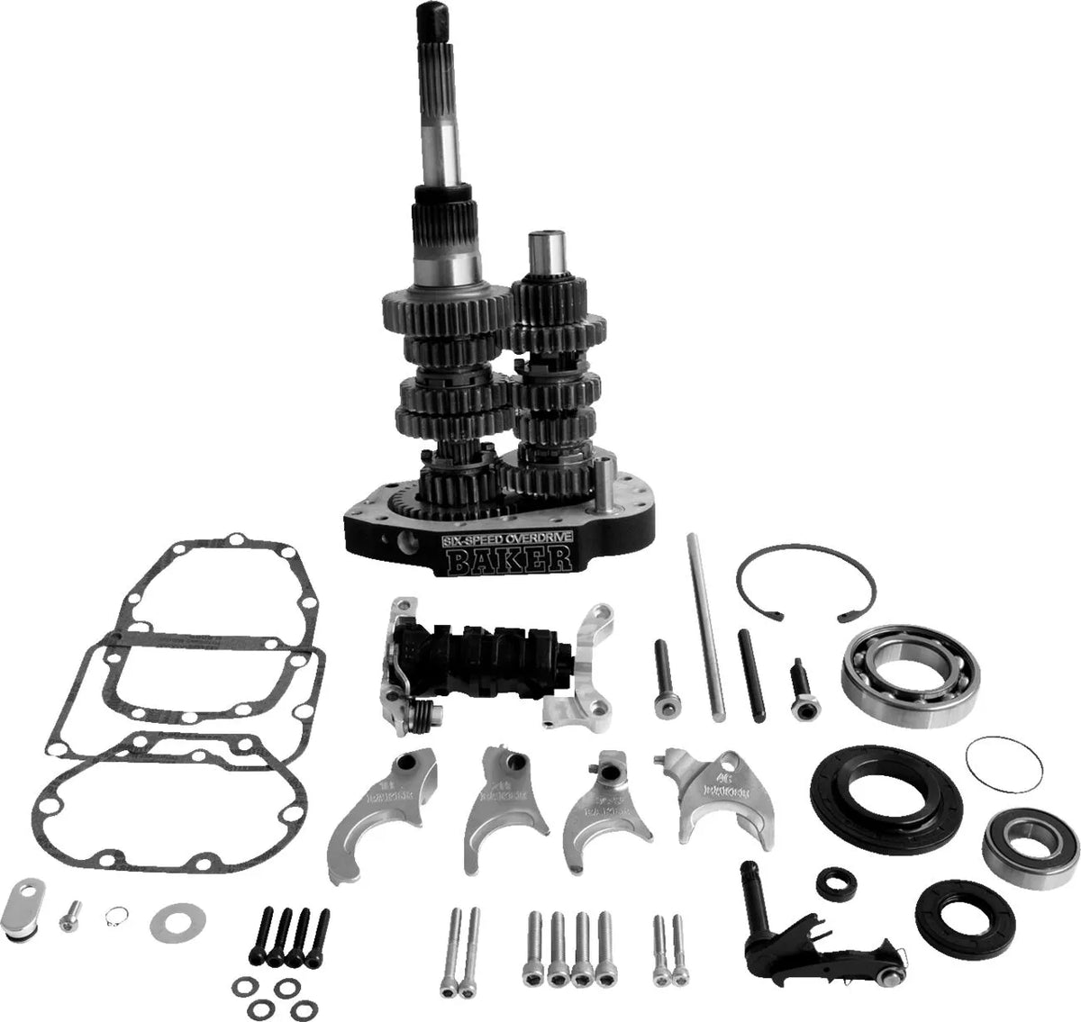 Baker Drivetrain Overdrive 6-Speed Gear Set 2.94:1 Black HD