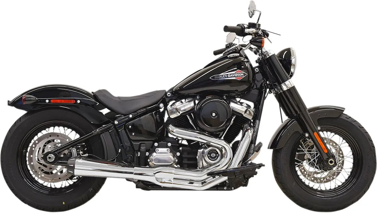 Bassani Xhaust 2-i-1 Road Rage Avgassystem - Krom