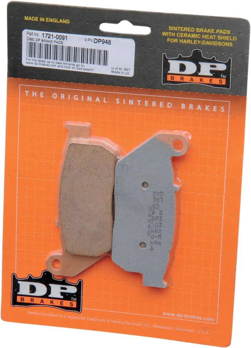 Dp Brakes Sintrade Metallbromsbelägg För Harley/buell - Fram