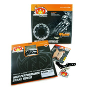Moto-master Supermoto Racing Kit Med 320mm Flame Skiva - Fram