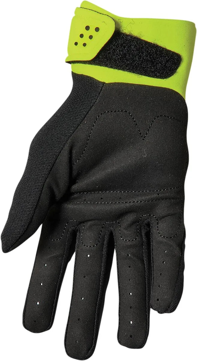 Thor Youth Spectrum Gloves - Black/Acid