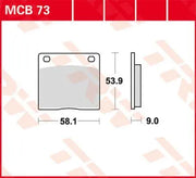 Trw All Round Sintermetall Bromsbelägg Set