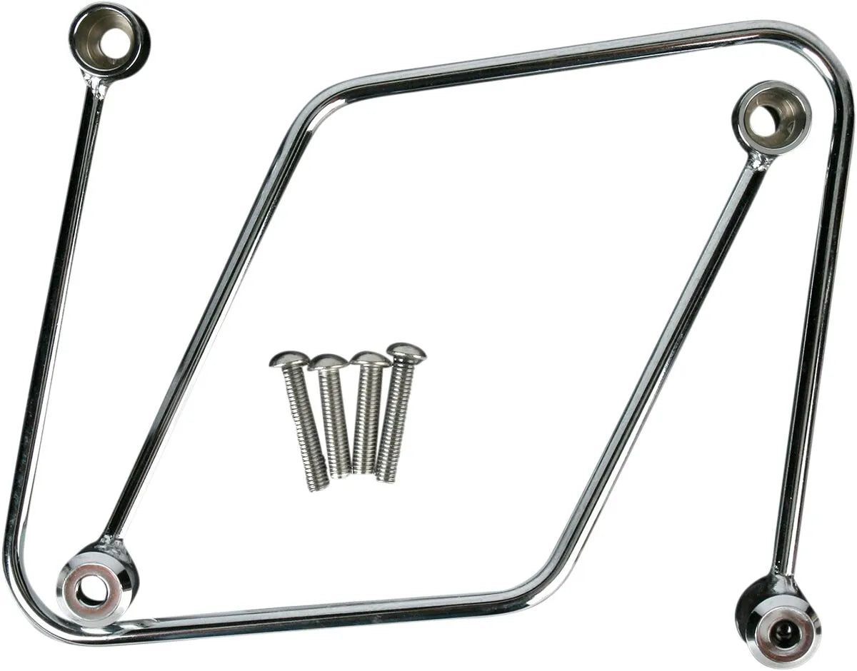 Cobra Saddlebag Supports - Yamaha - Chrome