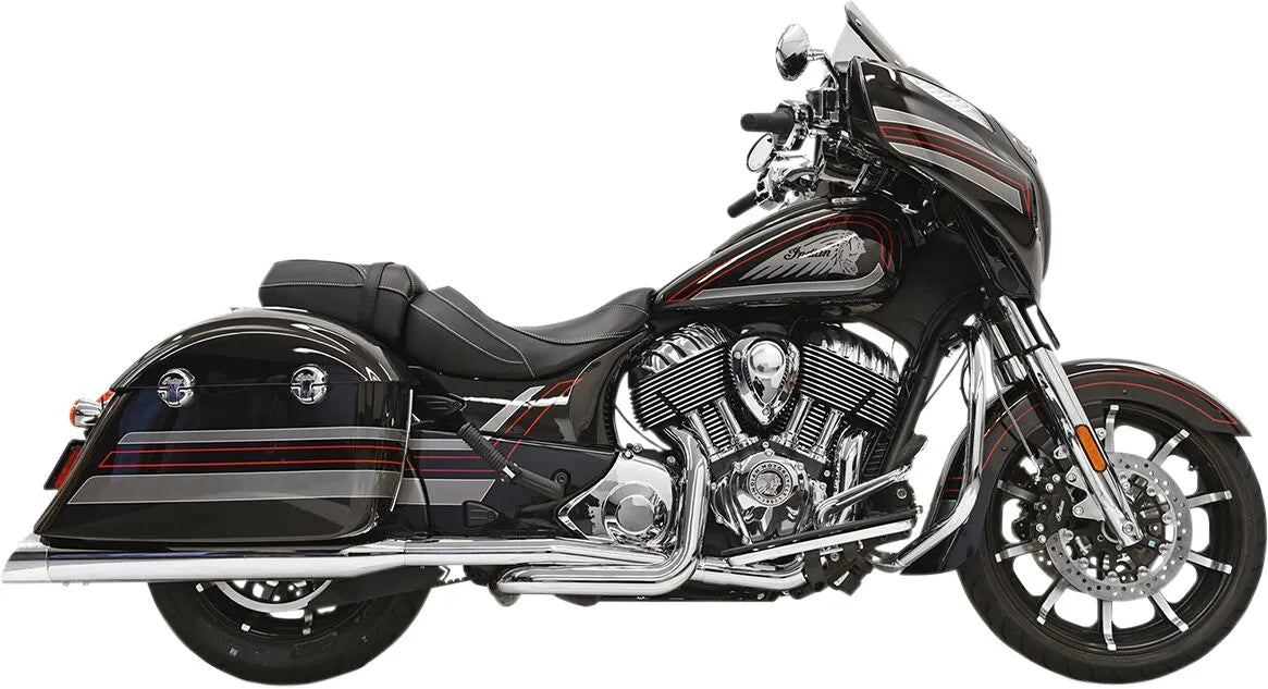 Bassani Xhaust True Dual Avgassystem Full System Krom