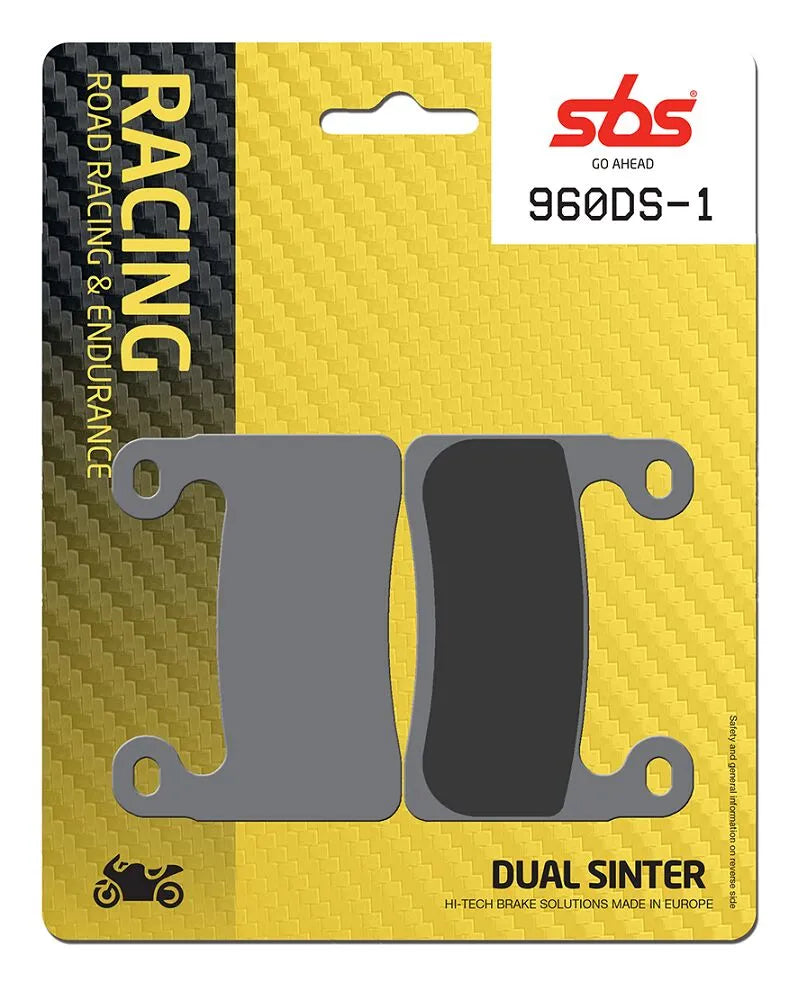 Sbs Ds Racing Dual Sintered Brake Pads Set - Front