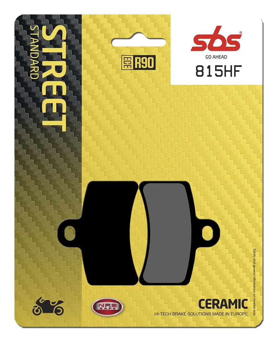 Sbs Hf Street Ceramic Organic Brake Pads Set - Front & Rear