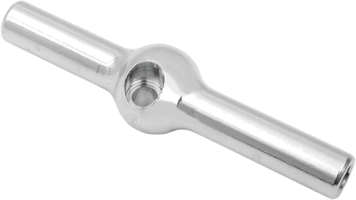 Drag Specialties Chrome Steel Dual Disc Brake Line Tee