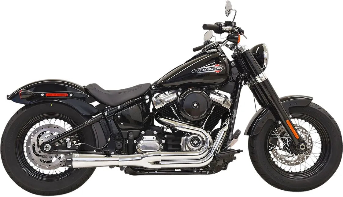 Bassani Xhaust 2-into-1 Road Rage Avgassystem Krom
