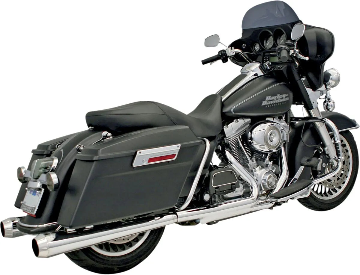 Bassani Xhaust Megaphone Slip-on Ljuddämpare - Krom