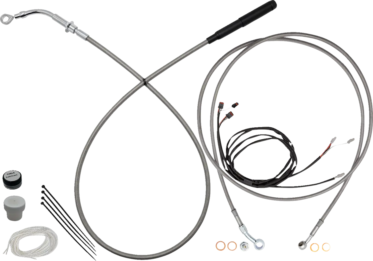 Fat Baggers EZ Install Cable Kit for 11"-12" Ape Hangers