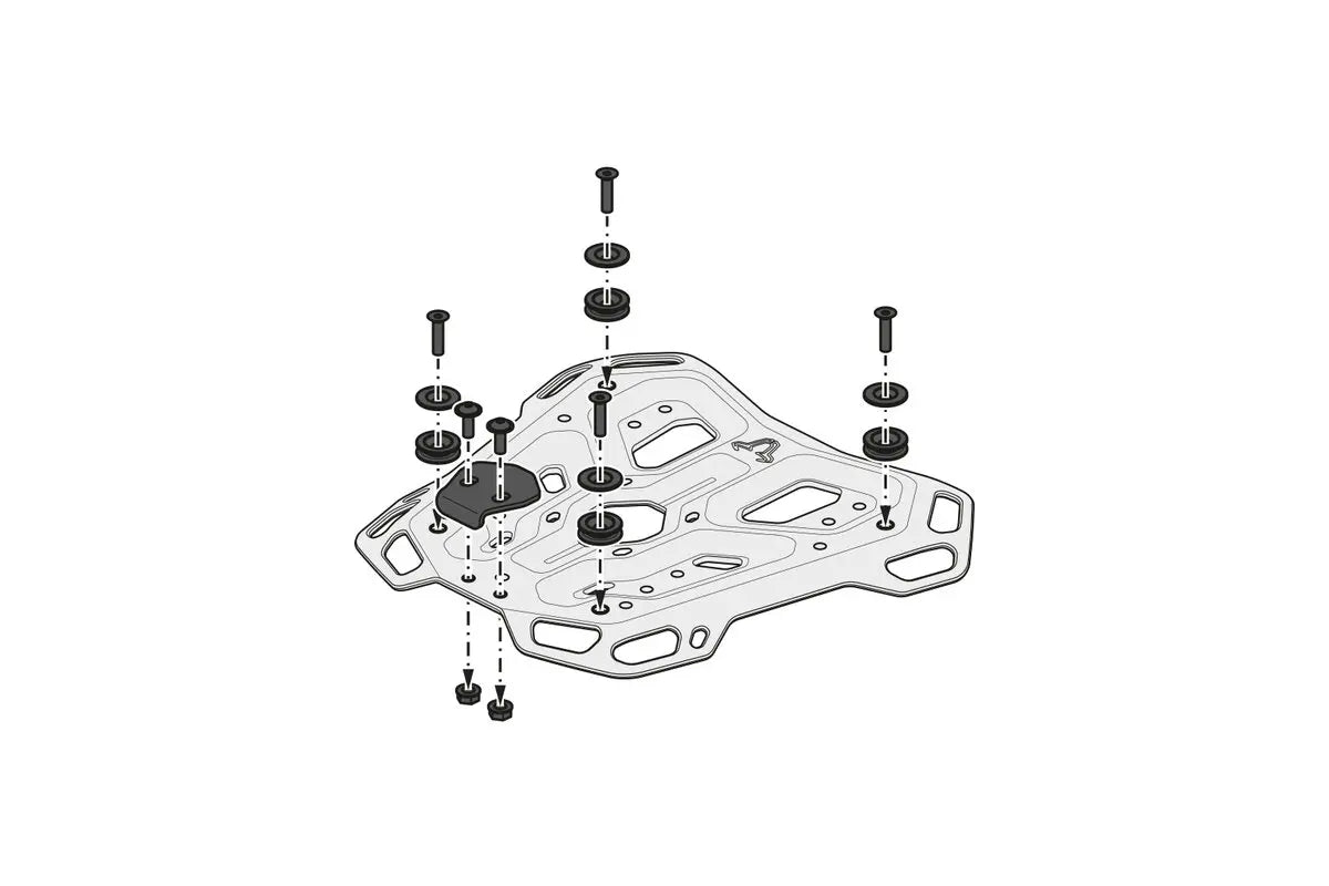 Sw-Motech TRAX ADV 38L Rear Top Case System
