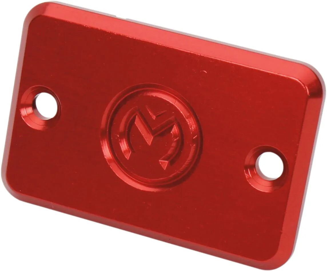 Moose Offroad Master Cylinder Cover - Red Polished Aluminum