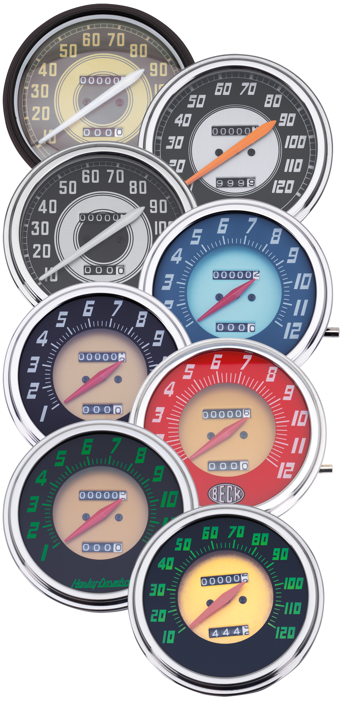 V-Twin Speedometers for Flathead, Servi-Car & Big Twin – Gauges & Dashes