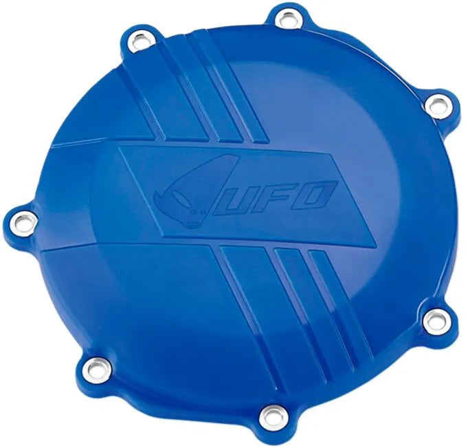 Ufo Clutch Cover For Dirt Bikes - Blue Plastic