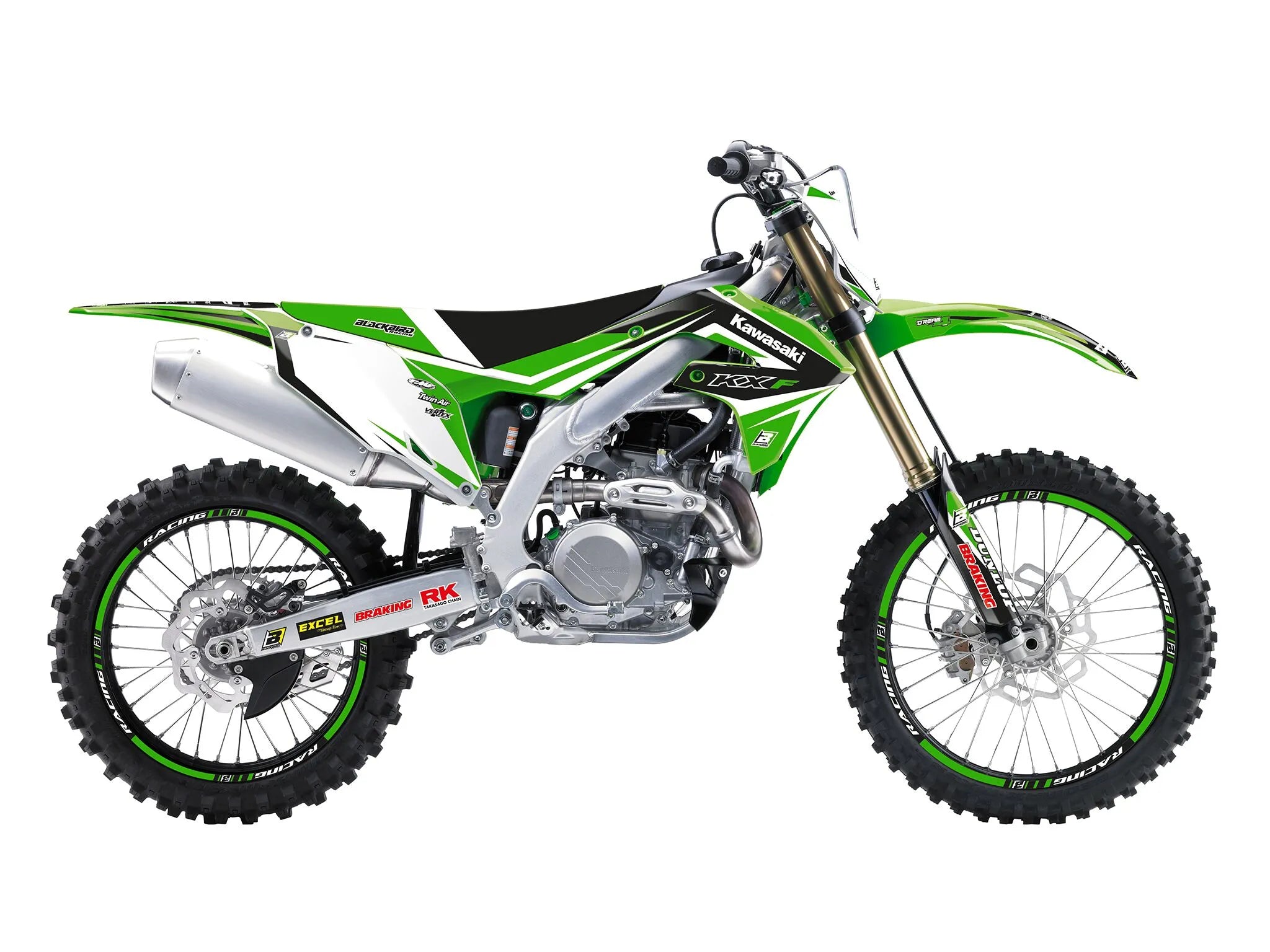 Blackbird Racing Graphics Kit With Seat Cover Kawasaki