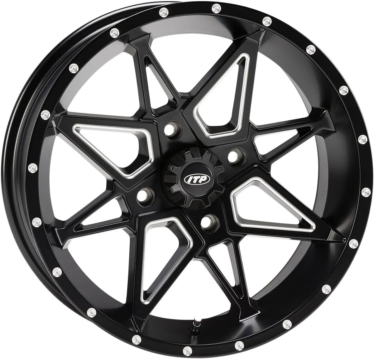 Itp Tornado Wheel - 15 Inch Black Matte