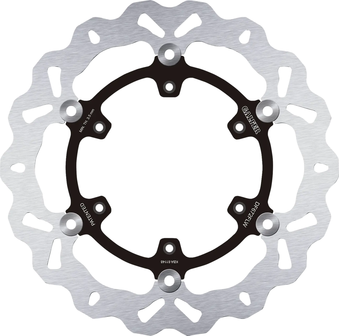 Galfer Brake Rotor For Motorcycle - High Carbon Stainless Steel