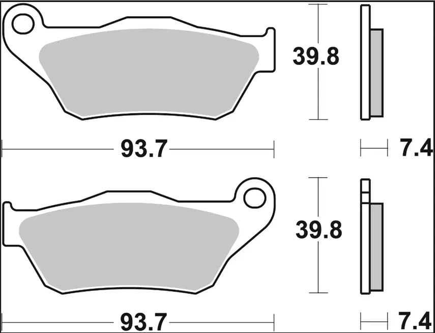 Brembo Prime Line Carbon Keramiska Bromsbelägg Set