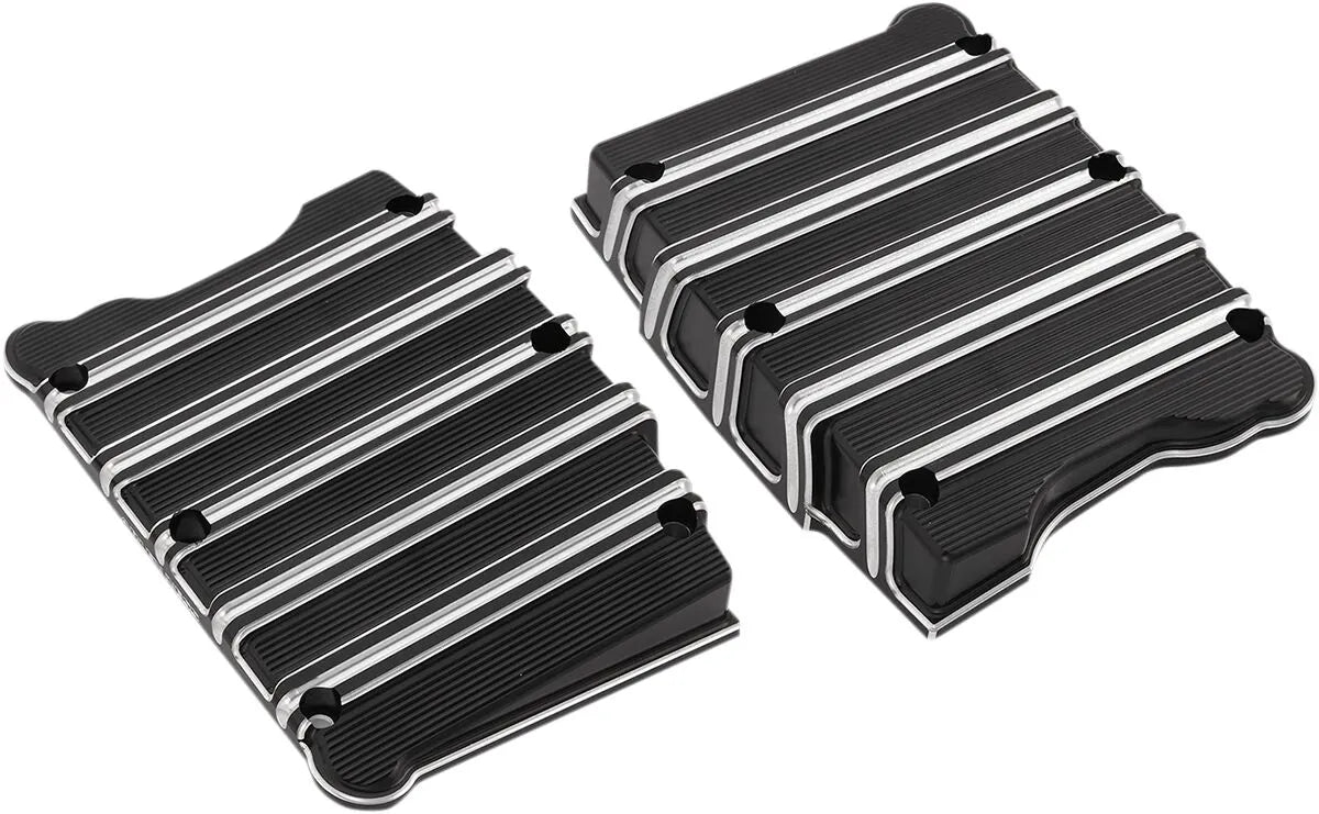 Arlen Ness 10 Gauge Rocker Box Top Covers - Black