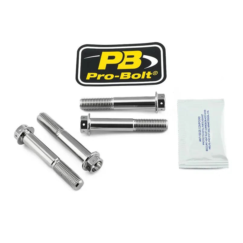 Pro Bolt Rostfritt Stål Bromsok Monteringsbultsats