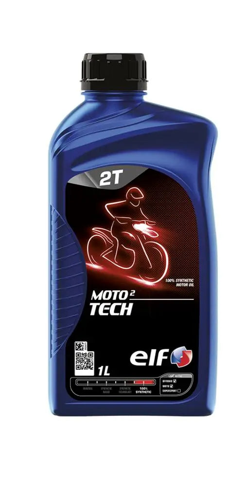 Elf Moto 2 Tech Engine Oil For 2-stroke Engines 1 liter