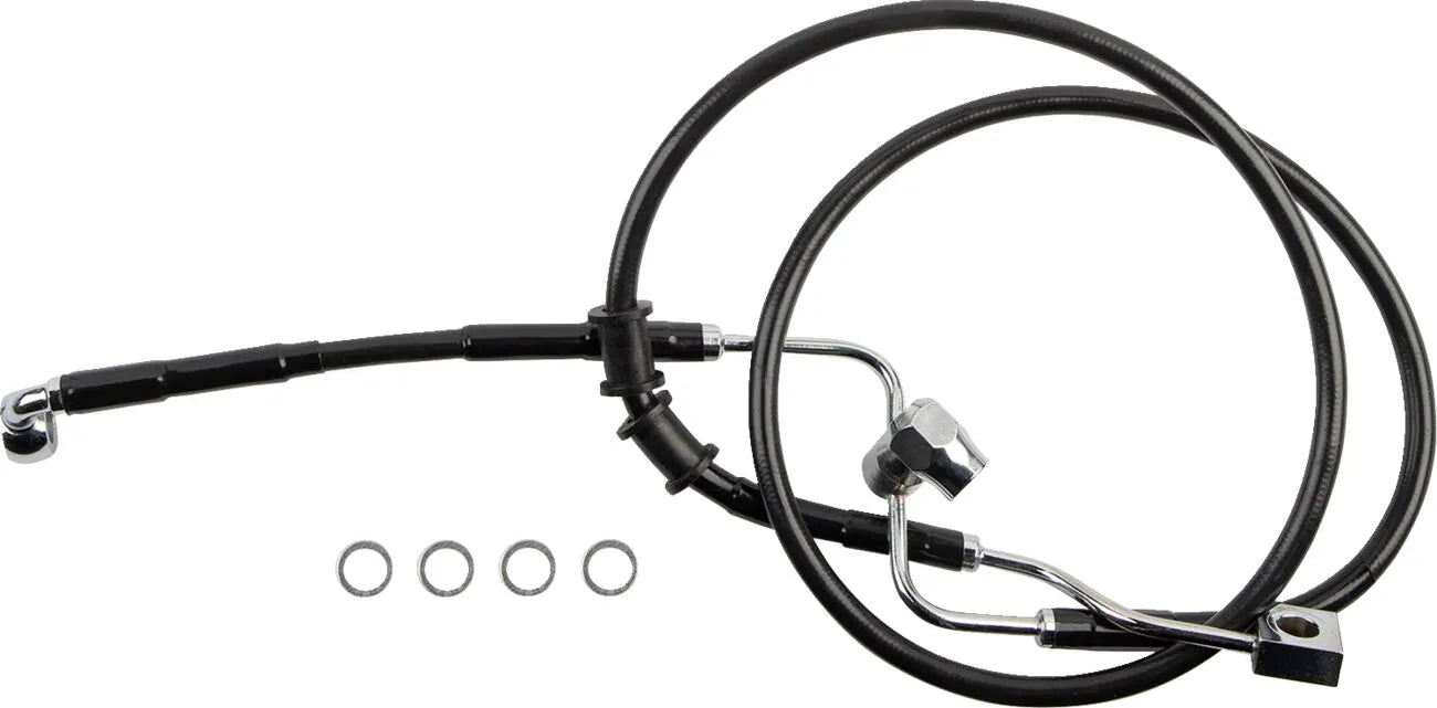 Drag Specialties Bakre bromsledning för ABS-system