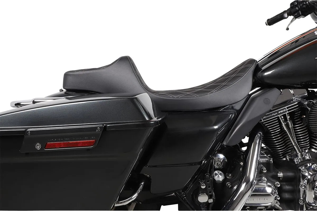 Drag Specialties Extended Reach Seat - For Harley Davidson