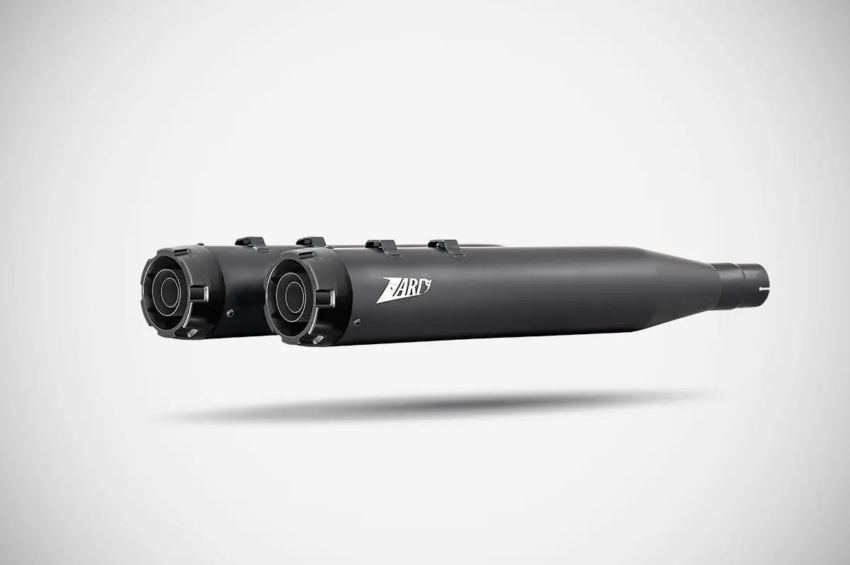 Zard 4.33" Slip-On Platt Ljuddämpare För HD-Touring E3 - ECE Väglaglig