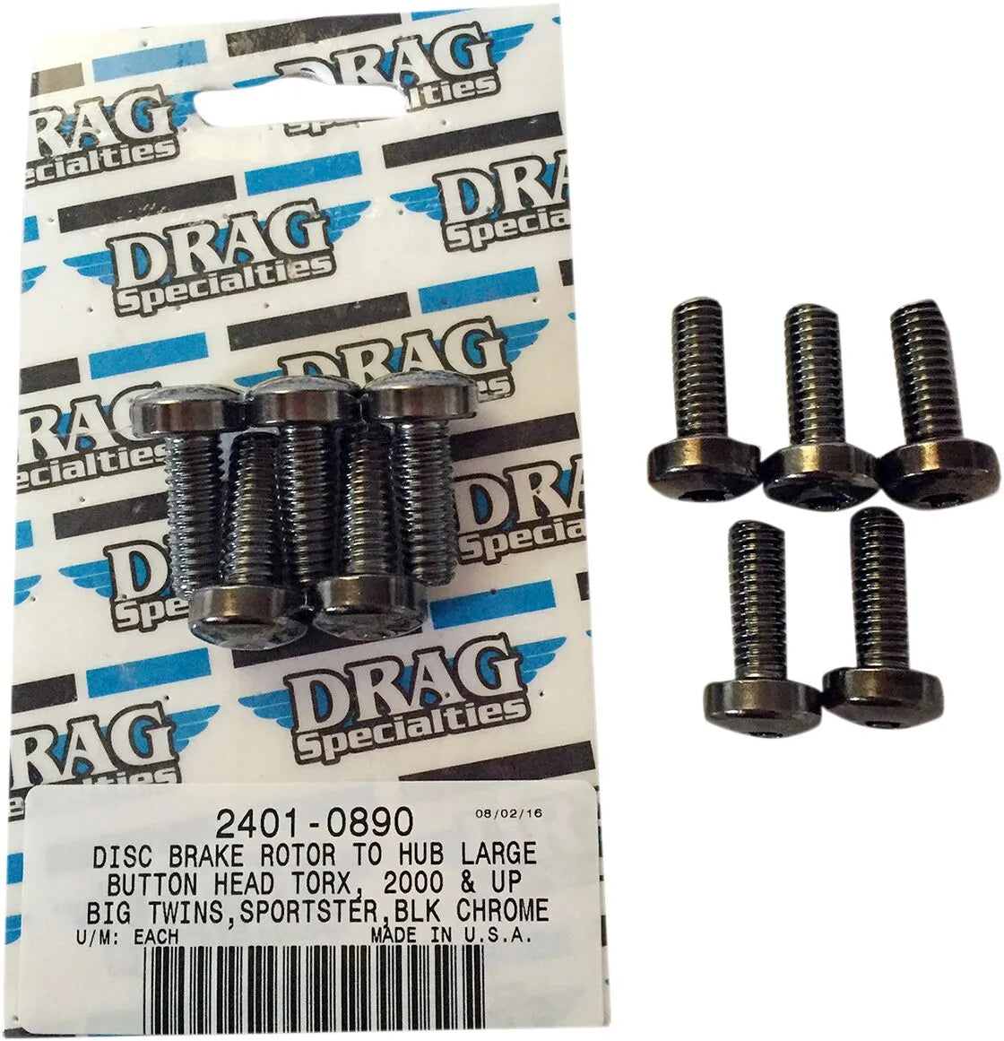 Drag Specialties Monteringssats för skivbromsnav - Fram