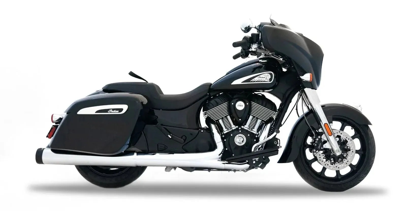 Rinehart Racing 4.5" Motopro45 Slip-On Avgasrör för Indian