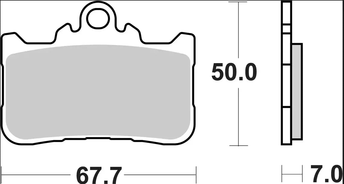 Brembo SA Prime Line Sintered Front Brake Pads