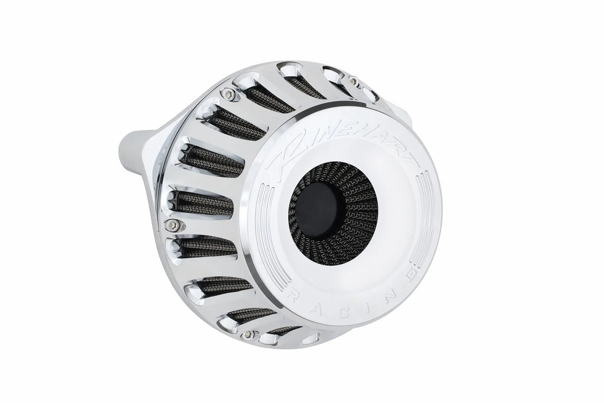 Rinehart Racing Inverted Air Cleaner Chrome for Harley FLH