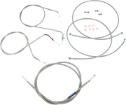 BARON Stainless Handlebar Cable/Line Kit for 18"-20" Handlebars