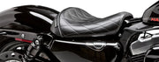 Le Pera Bare Bones Solo Seat - Diamond Stitch - For Harley Davidson