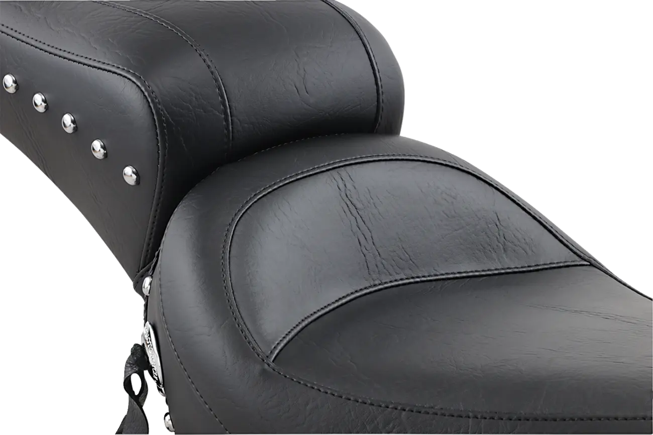 Mustang Studded 2-up Seat - For Harley Davidson