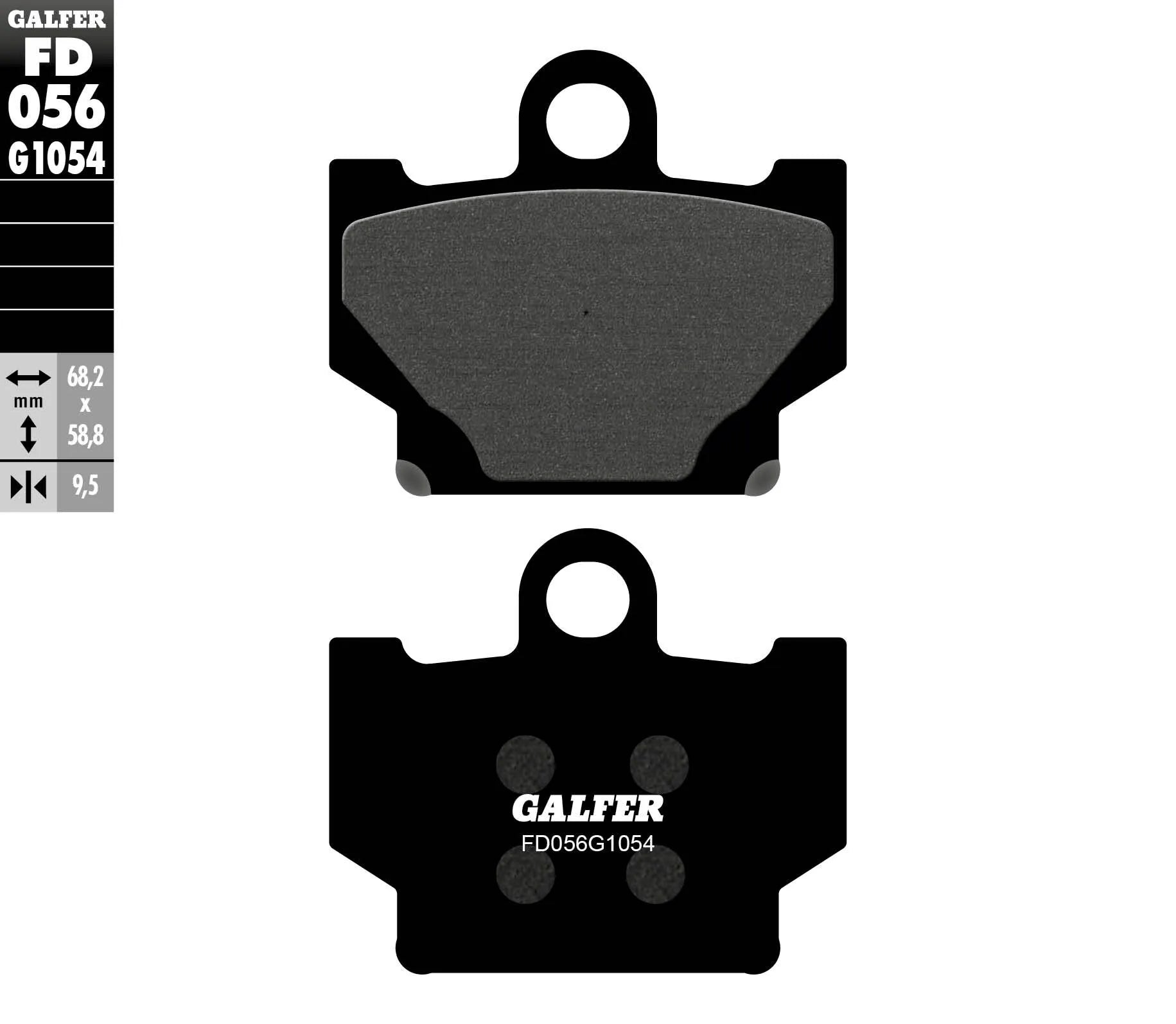 Galfer Semi-metalliska Bromsbelägg - Mångsidig Prestanda