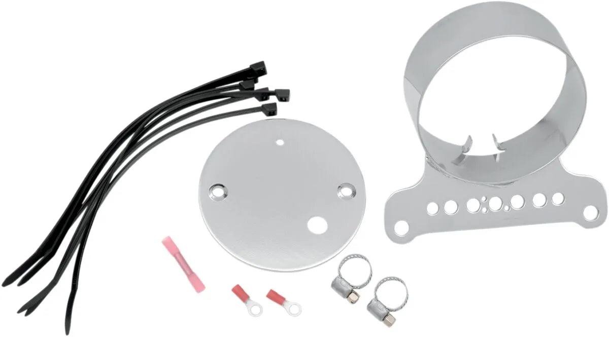 Drag Specialties Gauge Bracket - Chrome