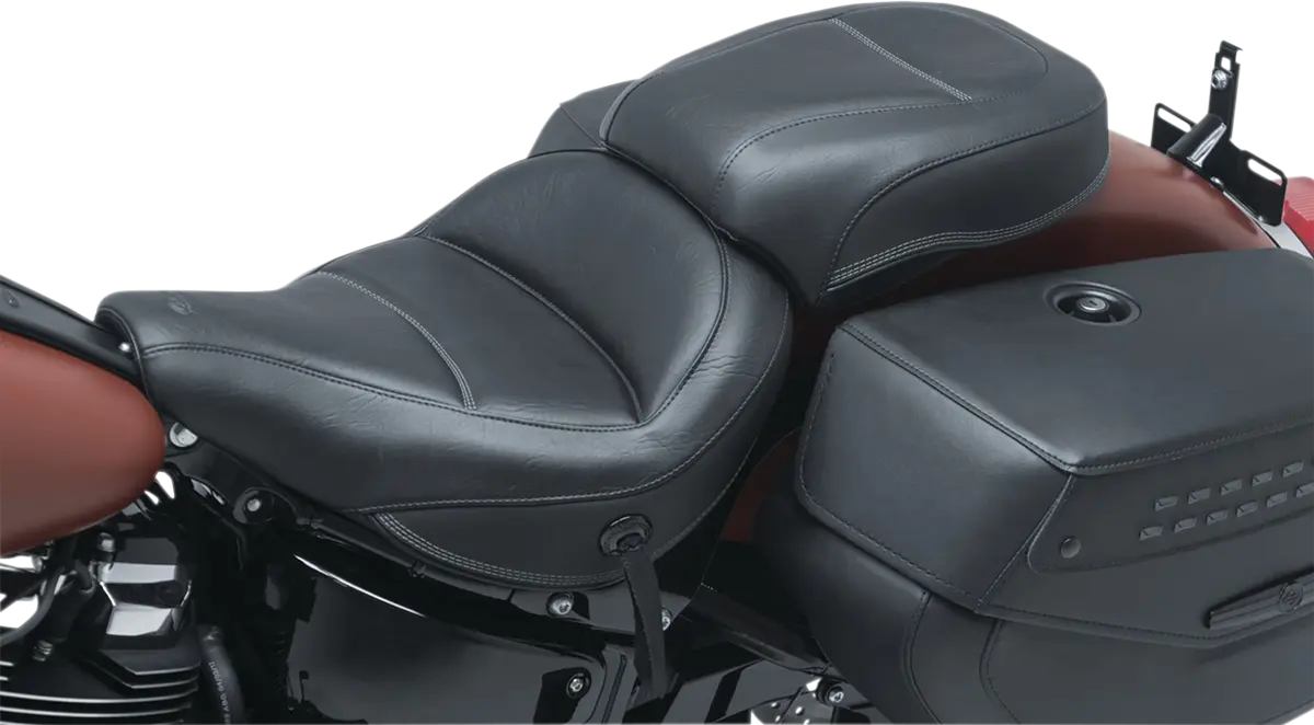 Mustang Mx Tour Solo Seat - For Harley Davidson