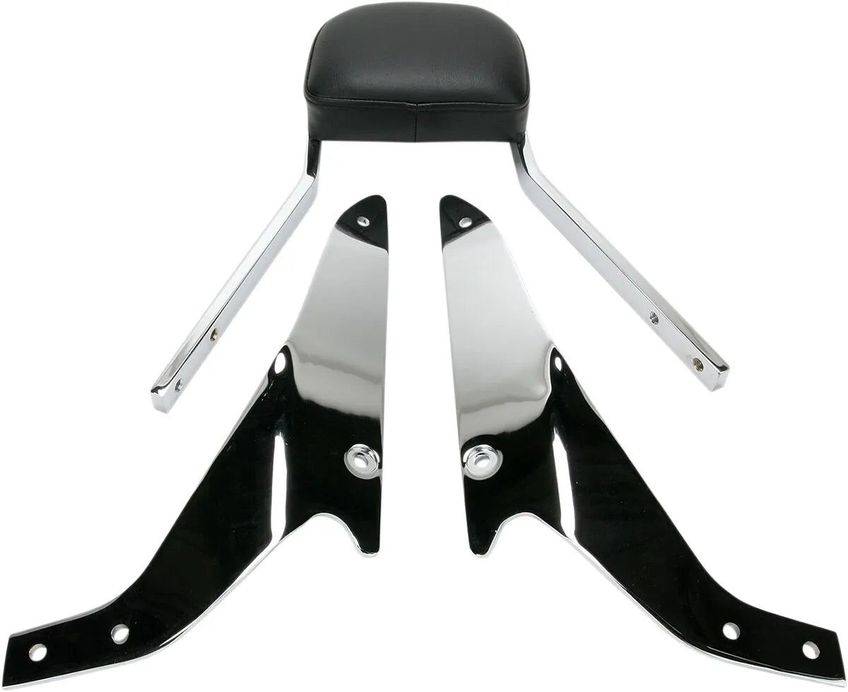 Cobra Square Sissy Bar Kit - Chrome Steel