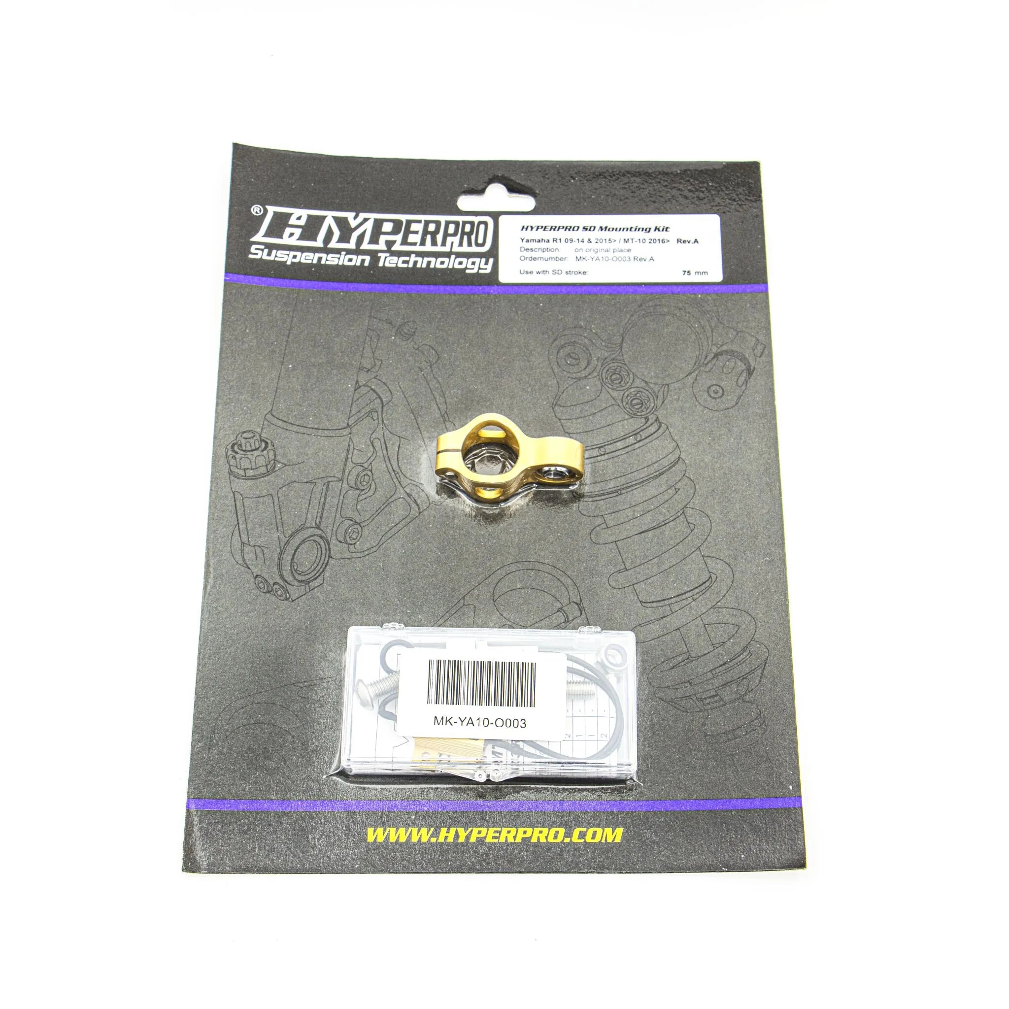 Hyperpro Steering Damper Mounting Kit