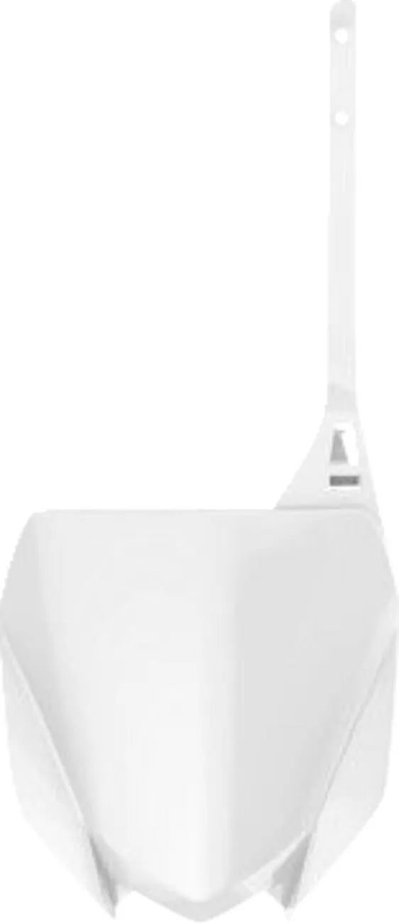 Polisport Front Number Plate - White