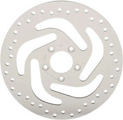 Drag Specialties Polished Drilled Brake Rotor 300mm - Front