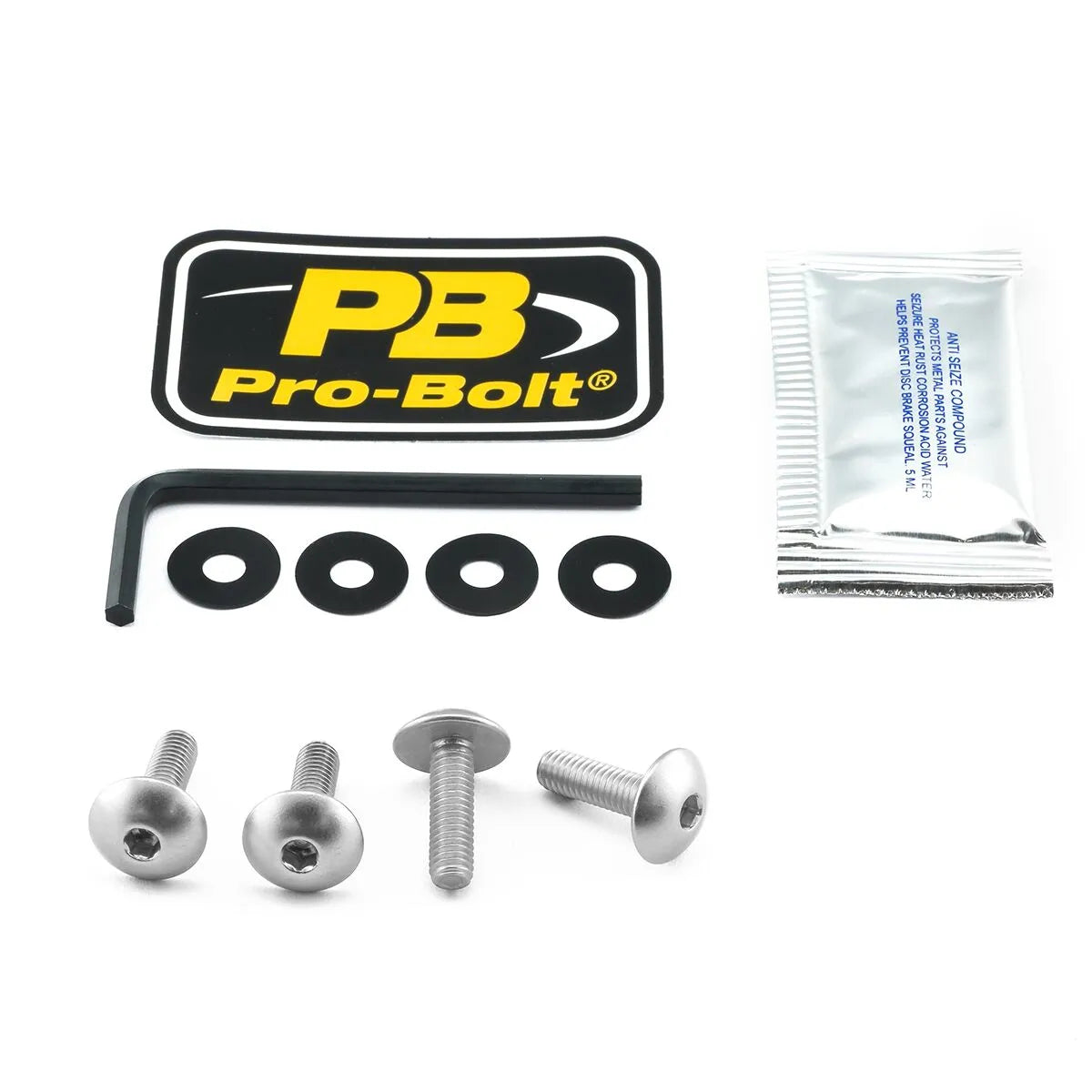 Pro Bolt Aluminium Screen Bolt Kit