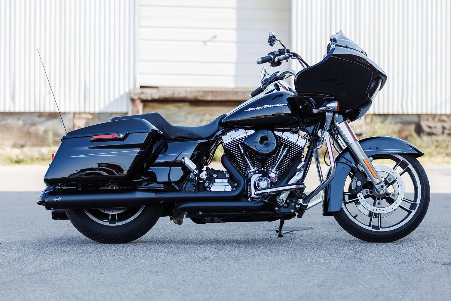 S&S Cycle GNX Slip-On Ljuddämpare - Aggressivt Ljud